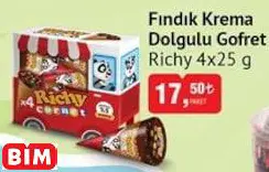 RİCHY FINDIK KREMA DOLGULU GOFRET